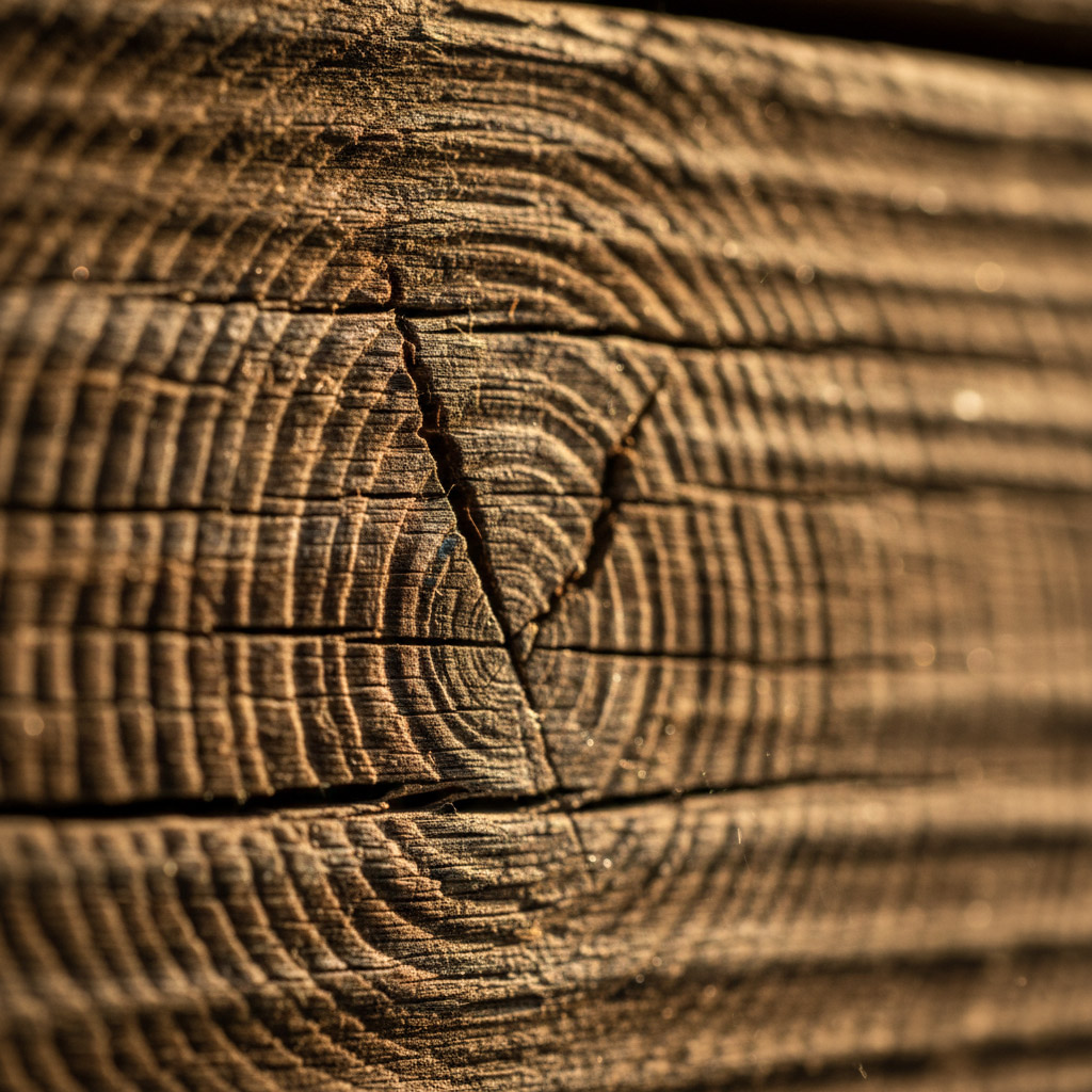 struktura drewna w sloncu