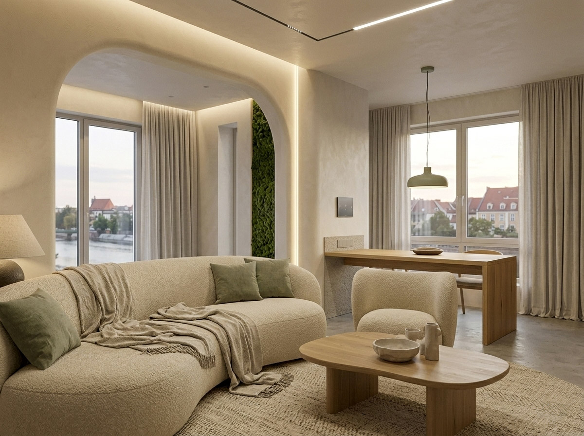 Aranżacja Wnętrz salon soft